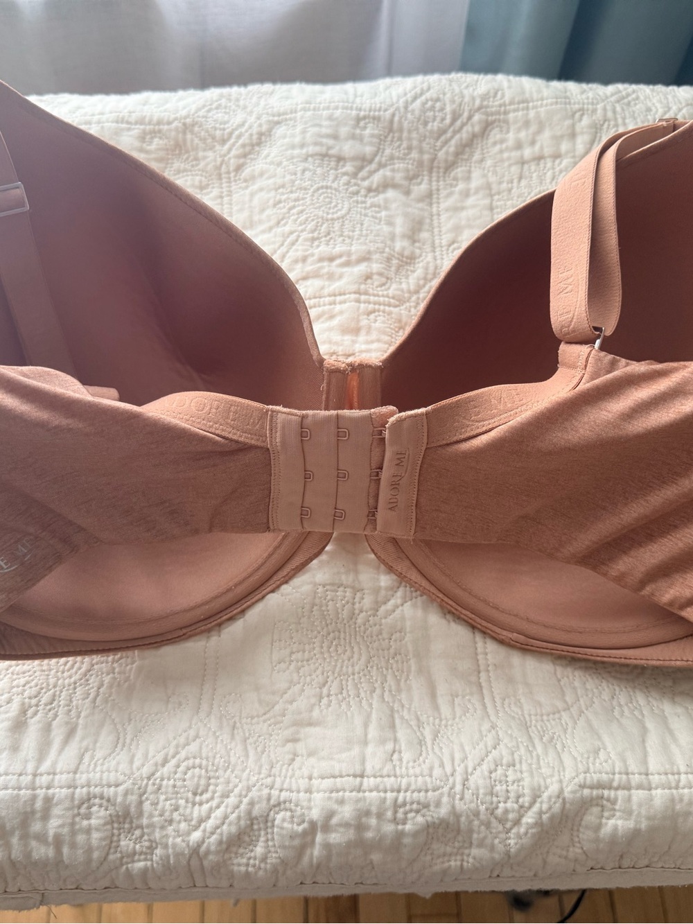 Adore me Everyday Full coverage T-Shirt Bras - Gray and Peach Set - Picture 3 of 9